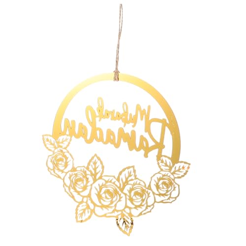 BATHVEVE Ramadan Mubarak Acryl-hängedekoration Für Haustür Elegantes Ornament Für Eid Mubarak Stilvolle Und Vielseitige Dekoration Für Wohnzimmer Und Feiern BATHVEVE Ramadan Mubarak Acryl-hängedekoration Für Haustür Elegantes Ornament Für Eid Mubarak Stilvolle Und Vielseitige Dekoration Für Wohnzimmer Und Feiern von BATHVEVE