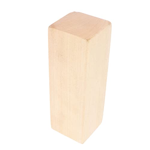 BATHVEVE Rechteckige Holzstücke Unvollendete Holzscheiben DIY Bastelmaterial für Projekte für Dekoration Hochzeiten und von BATHVEVE