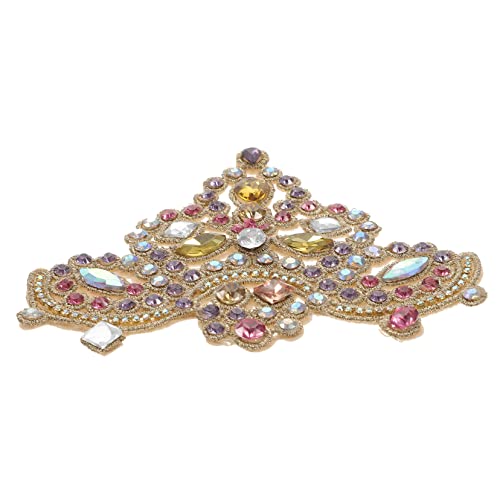 BATHVEVE Rhinestone Aufnäher zum Aufbügeln Glitzernde Applikation für Kleider Schuhe und DIY Projekte für Hochzeitskleider und Kreative Dekorationen BATHVEVE Rhinestone Aufnäher zum Aufbügeln Glitzernde Applikation für Kleider Schuhe und DIY Projekte für Hochzeitskleider und Kreative Dekorationen von BATHVEVE