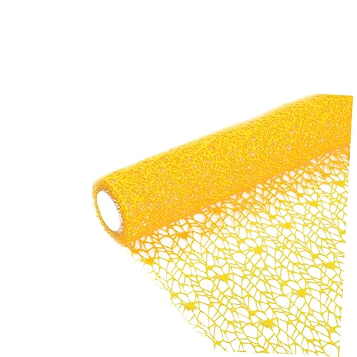 BATHVEVE Rollen Jacquard Mesh Hanging Decoration Textur Blume Netzstoff bestickt Spitze Quiltvorräte Gelb BATHVEVE Rollen Jacquard Mesh Hanging Decoration Textur Blume Netzstoff bestickt Spitze Quiltvorräte Gelb von BATHVEVE