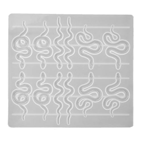 BATHVEVE Schlangenform Silikonform für DIY Schmuckherstellung Flexibles Gießform für Schlangenohrringe und Schlüsselanhänger Leicht zu Reinigen Tragbar und Langlebig BATHVEVE Schlangenform Silikonform für DIY Schmuckherstellung Flexibles Gießform für Schlangenohrringe und Schlüsselanhänger Leicht zu Reinigen Tragbar und Langlebig von BATHVEVE