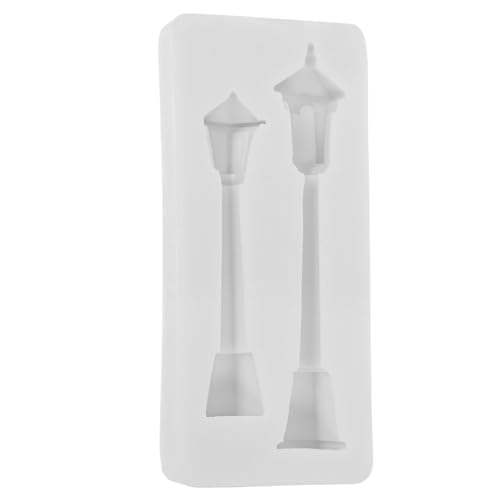 BATHVEVE Silikonform Straßenlampe für Weihnachtsdekoration Vielseitige Gießform für Kuchen Seifen Epoxidharz und Diy Projekte Hitzebeständig Leicht zu Entformen Langlebig von BATHVEVE