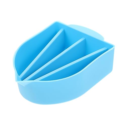 BATHVEVE Spenderbecher Aus Silikon Wirklich Für Geteilt Mischen Fächer Farbiger Silikonbecher Silikon-epoxid-mischbecher Mischbecher Aus Epoxidharz Pigmentmischer Blau Kieselgel von BATHVEVE