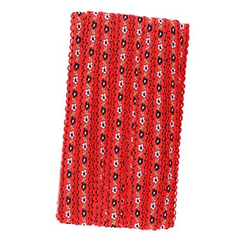 BATHVEVE Spitzengurt im ethnischen Stil Stickerei Blumenbesatz gestickte Aufnäher Vintage-Spitzenbesatz Stickerei-Blumen-Mesh-Stoff Kleid Spitzenapplikation Kleidung rot BATHVEVE Spitzengurt im ethnischen Stil Stickerei Blumenbesatz gestickte Aufnäher Vintage-Spitzenbesatz Stickerei-Blumen-Mesh-Stoff Kleid Spitzenapplikation Kleidung rot von BATHVEVE