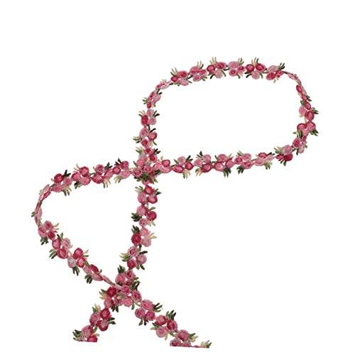 BATHVEVE Stickerei Spitze realistisch Stoff trimmen gefälschte Blumen dekorativ handwerk projekt Band für Geschenkverpackung Bänder für Handwerk Geschenkwickband Polyestergarn Rosig BATHVEVE Stickerei Spitze realistisch Stoff trimmen gefälschte Blumen dekorativ handwerk projekt Band für Geschenkverpackung Bänder für Handwerk Geschenkwickband Polyestergarn Rosig von BATHVEVE