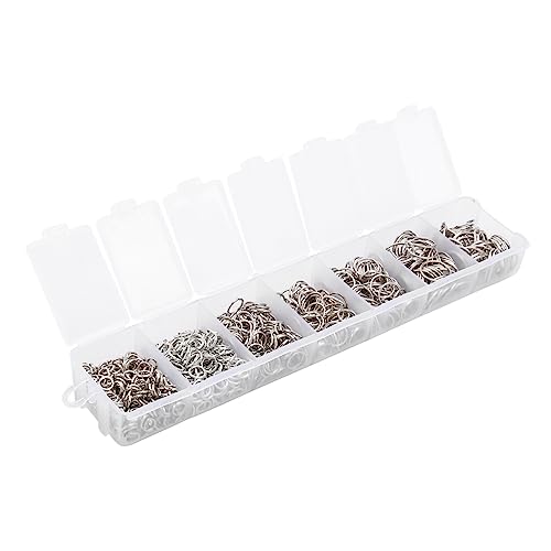 BATHVEVE Verbindungsring Anzugring Halskette Edelsteinschmuck Karten Ketten Schlüsselanhänger Stapelbare Verschlüsse Zubehör Kit Zubehör Armbänder Charms Pins Display Gold von BATHVEVE