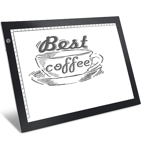 BATHWA A3 LED-Nachverfolgungslichtbox mit USB-Stromversorgung, 46 x 33,5 cm, LED-Nachverfolgungslichtpad für Künstler, Zeichnen, Skizzieren, Tätowieren, Animation, Diamantmalerei BATHWA A3 LED-Nachverfolgungslichtbox mit USB-Stromversorgung, 46 x 33,5 cm, LED-Nachverfolgungslichtpad für Künstler, Zeichnen, Skizzieren, Tätowieren, Animation, Diamantmalerei von BATHWA