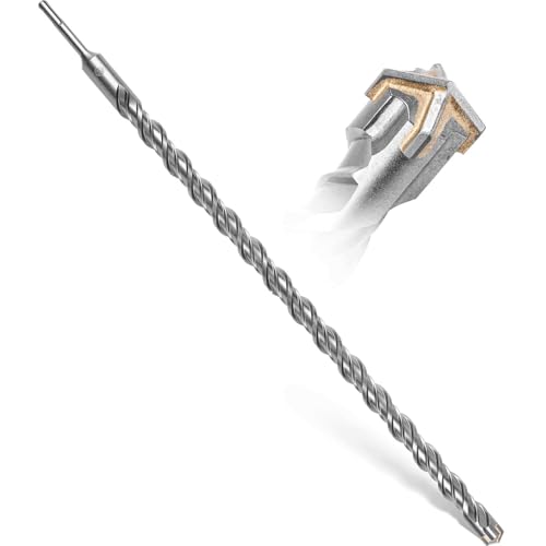 BAUBECK SDS Plus Bohrer 30mm x 600mm lang für Beton & Stein - Premium 40CR Stahl, langlebig - 4 Schneiden Steinbohrer 30 mm für beste Ergebnisse - SDS+ Bohrer 30er Betonbohrer Bohrer 30mm BAUBECK SDS Plus Bohrer 30mm x 600mm lang für Beton & Stein - Premium 40CR Stahl, langlebig - 4 Schneiden Steinbohrer 30 mm für beste Ergebnisse - SDS+ Bohrer 30er Betonbohrer Bohrer 30mm von BAUBECK