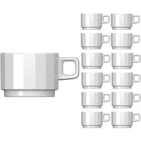BAUSCHER Espressotasse EDGE weiß 0,09 l, 12 St. von BAUSCHER