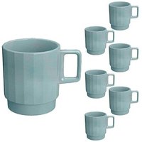 BAUSCHER Kaffeetassen EDGE grün 0,30 l, 6 St. von BAUSCHER