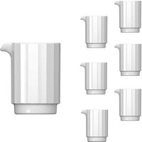 BAUSCHER Milchkännchen EDGE weiß 0,15 l, 6 St. von BAUSCHER