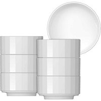 BAUSCHER Schalen EDGE weiß 0,30 l, 6 St. von BAUSCHER