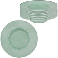 BAUSCHER Teller EDGE grün Ø 26,0 cm, 6 St. von BAUSCHER