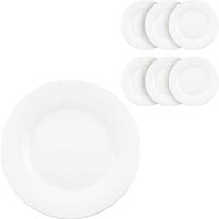 BAUSCHER Teller SMART STRIPES Fahne weiß Ø 29,0 cm, 6 St. von BAUSCHER