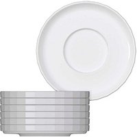 BAUSCHER Untertassen EDGE Kombi weiß Ø 16,0 cm, 6 St. von BAUSCHER