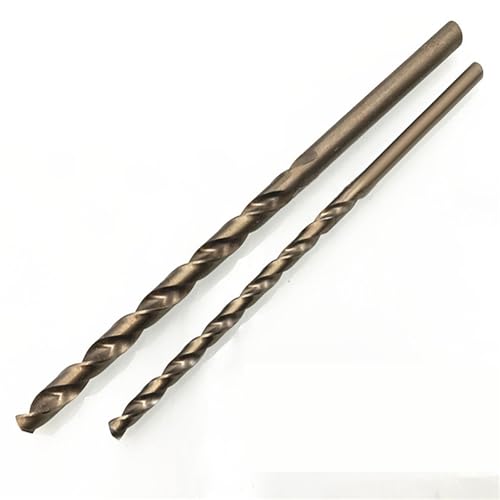 Werkzeuge 5 Stücke 1,0mm-13mm HSSCO 5% Kobalt M35 Lange Spiralbohrer for Edelstahl Legierten Stahl & Gusseisen(13x205mm 5pc) von BAWHO