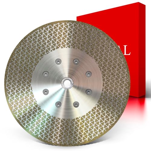 BAYERTAL® Diamantscheibe 230mm x M14 Premium 2in1 - Hochleistungs Trennscheibe & Schleifscheibe für harten Fliesen Keramik Feinsteinzeug Granit Marmor Beton - Winkelschleifer Diamanttrennscheibe 230 von BAYERTAL