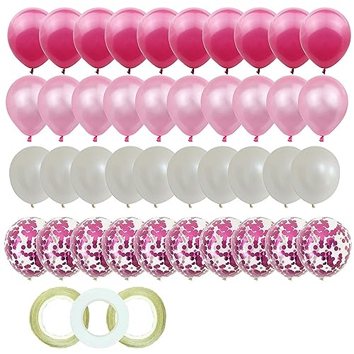40 Stück 12-Zoll Latexballons Vielseitig Einsetzbar Dekorative Ballonornamente Für Hochzeit Geburtstag Urlaub Party Dekoration Event Zubehör von BAYORE