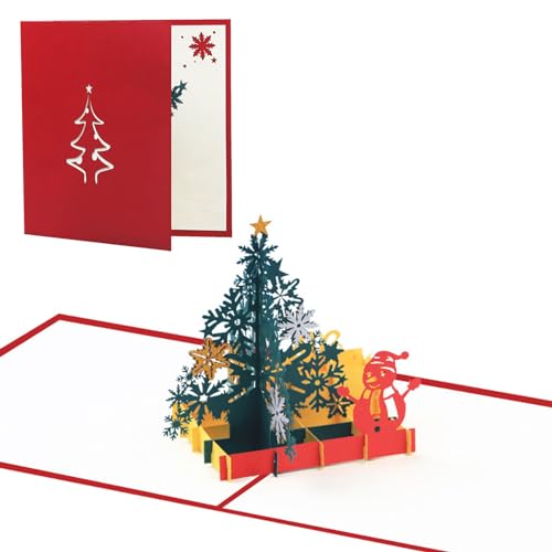 BAYORE 3D Weihnachtskarten Weihnachtsgrußkarten Partyeinladungen Geschenke Neujahrsgrußkarte Jubiläumsgeschenke Partyeinladungen Geschenke von BAYORE