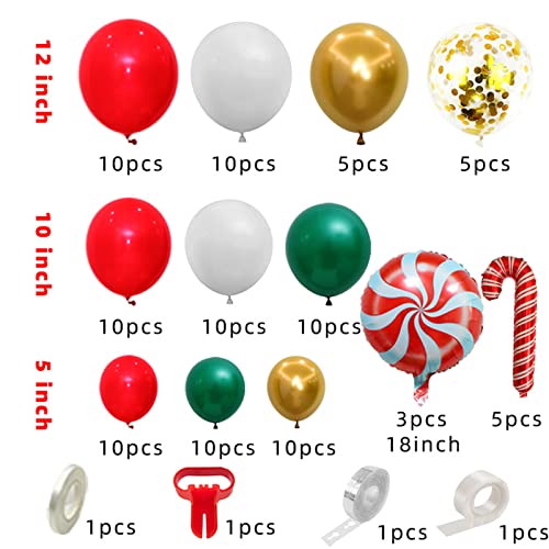 Weihnachtsballon Set Stern Geschenkbox Ballon Set Party Dekorationsset Zubehör Für Weihnachten Neujahr Urlaub Party Dekoration Weihnachtsfeier Luftballons von BAYORE