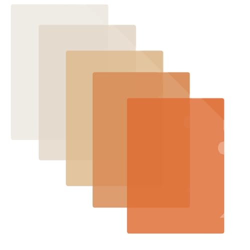 BAYTORY L-Typ-Kunststoff-Aktenmappen, Farbverlauf, Kunststoffhüllen für Briefgröße 28,9 x 21,5 cm, Ordner, Papierschutzfolien für Dokumente, Büro, Schule, Gelb, 5 Stück BAYTORY L-Typ-Kunststoff-Aktenmappen, Farbverlauf, Kunststoffhüllen für Briefgröße 28,9 x 21,5 cm, Ordner, Papierschutzfolien für Dokumente, Büro, Schule, Gelb, 5 Stück von BAYTORY