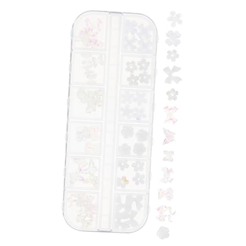 BAZEITFLOW 1 Karton Resin Nail Charms mit Blüten und Schleifen Bunte DIY Nagelkunst Dekorationen Langlebige und Einfach Anzubringende Nagelverzierung für Natürliche und Künstliche Nägel BAZEITFLOW 1 Karton Resin Nail Charms mit Blüten und Schleifen Bunte DIY Nagelkunst Dekorationen Langlebige und Einfach Anzubringende Nagelverzierung für Natürliche und Künstliche Nägel von BAZEITFLOW