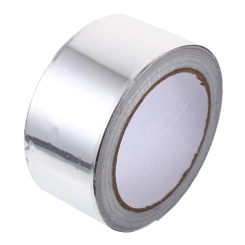 BAZEITFLOW 1 Rolle Folienband isolierband Aluminiumband Wärmedämmbänder Silberbandisolierung Wärmedämmband verstärktes Folienklebeband Klebeband aus Aluminiumfolie Thermoband Silver BAZEITFLOW 1 Rolle Folienband isolierband Aluminiumband Wärmedämmbänder Silberbandisolierung Wärmedämmband verstärktes Folienklebeband Klebeband aus Aluminiumfolie Thermoband Silver von BAZEITFLOW