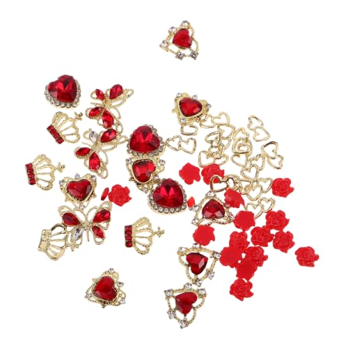 BAZEITFLOW 1 Schachtel Nail Charms mit Funkelnden Herz-strasssteinen aus Langlebiger Legierung Nageldekoration für Valentinstag Glamouröse Maniküre Accessoires für Kreative Nail Art Designs BAZEITFLOW 1 Schachtel Nail Charms mit Funkelnden Herz-strasssteinen aus Langlebiger Legierung Nageldekoration für Valentinstag Glamouröse Maniküre Accessoires für Kreative Nail Art Designs von BAZEITFLOW