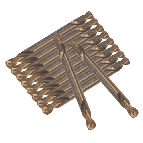 BAZEITFLOW 10 Stück Doppelkopfbohrer Schleifer Hartmetallbohrer für gehärteten Stahl Schlüssel Bohren metall bohrer edelstahlbohrer Bohrer aus Metall gehärtete Metallbits Kobaltstahl Golden BAZEITFLOW 10 Stück Doppelkopfbohrer Schleifer Hartmetallbohrer für gehärteten Stahl Schlüssel Bohren metall bohrer edelstahlbohrer Bohrer aus Metall gehärtete Metallbits Kobaltstahl Golden von BAZEITFLOW