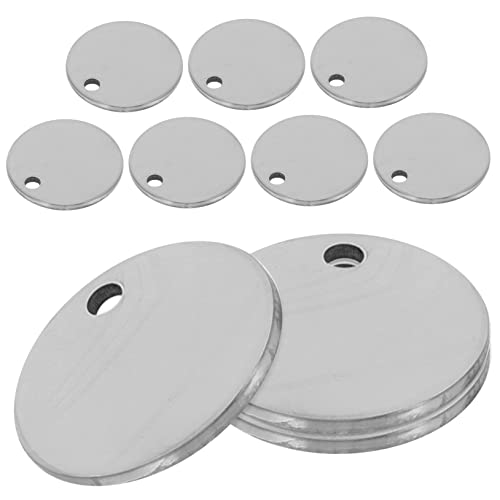 BAZEITFLOW 10 Stück Leere Hundemarke Gravurrohlinge Stanzen von Rohlingen wichtelstempelset metallstempel Anhänger für Halskette gravierte Erkennungsmarken für Haustiere Rostfreier Stahl BAZEITFLOW 10 Stück Leere Hundemarke Gravurrohlinge Stanzen von Rohlingen wichtelstempelset metallstempel Anhänger für Halskette gravierte Erkennungsmarken für Haustiere Rostfreier Stahl von BAZEITFLOW
