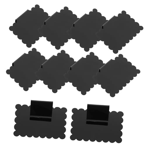 BAZEITFLOW 10 Stück Teiliges Wiederbeschreibbare PVC Etikettenhalter für Aufbewahrungskörbe und Abnehmbare Schwarze Tafelschilder zur Beschriftung von Vorratsdosen für Küche Büro und BAZEITFLOW 10 Stück Teiliges Wiederbeschreibbare PVC Etikettenhalter für Aufbewahrungskörbe und Abnehmbare Schwarze Tafelschilder zur Beschriftung von Vorratsdosen für Küche Büro und von BAZEITFLOW