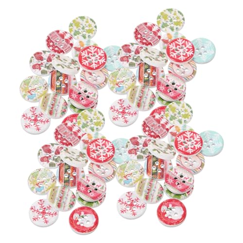 BAZEITFLOW 100 Stück Teiliges Holzknöpfe Weihnachtsdeko Mix Cartoon Motive Zwei Stabile DIY Kleidungsknöpfe für Mäntel und Bastelarbeiten BAZEITFLOW 100 Stück Teiliges Holzknöpfe Weihnachtsdeko Mix Cartoon Motive Zwei Stabile DIY Kleidungsknöpfe für Mäntel und Bastelarbeiten von BAZEITFLOW