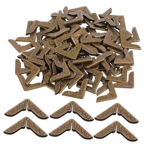 BAZEITFLOW 100 Stück Vintage Metall Buchecken Eckenschutz Dreieckiger Buch Ecke Schutz Stabiler Kantenschutz für Notizbücher Alben Scrapbooks Installieren BAZEITFLOW 100 Stück Vintage Metall Buchecken Eckenschutz Dreieckiger Buch Ecke Schutz Stabiler Kantenschutz für Notizbücher Alben Scrapbooks Installieren von BAZEITFLOW