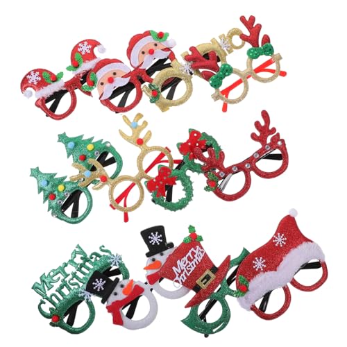 BAZEITFLOW 12 Stück Teiliges Lustige Weihnachtsbrillen aus Leichtem Kunststoff Bunte Party Eyewear mit Weihnachtsmotiven Passende Brillengestelle für Weihnachtsfeier Vielseitige Xmas BAZEITFLOW 12 Stück Teiliges Lustige Weihnachtsbrillen aus Leichtem Kunststoff Bunte Party Eyewear mit Weihnachtsmotiven Passende Brillengestelle für Weihnachtsfeier Vielseitige Xmas von BAZEITFLOW