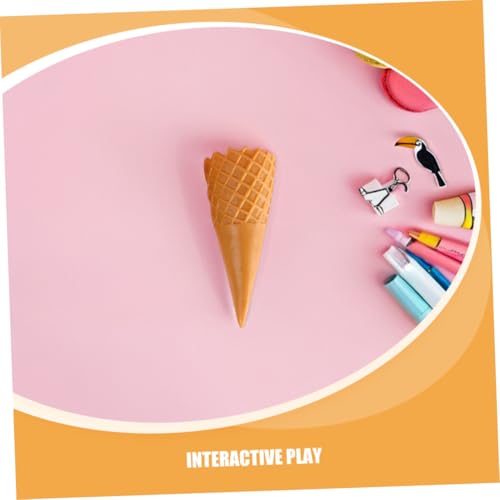 BAZEITFLOW 16 Stück Teiliges Eistütenmodell aus Kindersicherem PVC Realistisches Künstliches Eiswaffelspielzeug für Kreatives Rollenspiel und Puppenhausdekoration Geeignet für Kleinkinder BAZEITFLOW 16 Stück Teiliges Eistütenmodell aus Kindersicherem PVC Realistisches Künstliches Eiswaffelspielzeug für Kreatives Rollenspiel und Puppenhausdekoration Geeignet für Kleinkinder von BAZEITFLOW