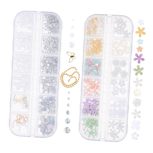 BAZEITFLOW 2 Boxen Boxen Nagelcharms für Frauen Kleine Ab diamanten Perlenkette Nageldesign Nail Art Dekoration Vielseitig Einsetzbar für Weihnachten Hochzeit Geburtstag Professionelle BAZEITFLOW 2 Boxen Boxen Nagelcharms für Frauen Kleine Ab diamanten Perlenkette Nageldesign Nail Art Dekoration Vielseitig Einsetzbar für Weihnachten Hochzeit Geburtstag Professionelle von BAZEITFLOW