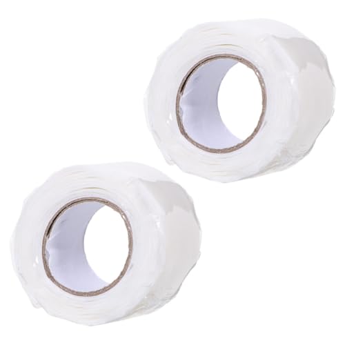 BAZEITFLOW 2 Rollen Flexibles Dichtungsband Breit Lang Selbstklebend Wasserdichtes Klebeband für Rohr Eimerreparatur Leckabdichtung und Fensterreparatur Haushalts Industriegebrauch von BAZEITFLOW