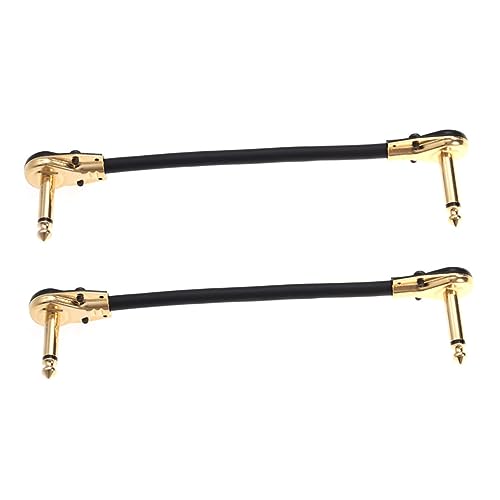 BAZEITFLOW 2 Stück Gitarren Effektkabel Vergoldete Stecker Flexibel Langlebig Rauscharm Geeignet für Gitarre und Effektgeräte Instrumentenverbindung und Praktisch BAZEITFLOW 2 Stück Gitarren Effektkabel Vergoldete Stecker Flexibel Langlebig Rauscharm Geeignet für Gitarre und Effektgeräte Instrumentenverbindung und Praktisch von BAZEITFLOW