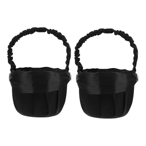 BAZEITFLOW 2 Stück Hand Blumenkorb Hochzeitsgeschenkkörbe Braut Blumenkorb Lebensmittelaufbewahrung Organizer Hochzeitsdekokorb Hochzeitsmädchenkörbe Hochzeitsstraußhalter Schwarz BAZEITFLOW 2 Stück Hand Blumenkorb Hochzeitsgeschenkkörbe Braut Blumenkorb Lebensmittelaufbewahrung Organizer Hochzeitsdekokorb Hochzeitsmädchenkörbe Hochzeitsstraußhalter Schwarz von BAZEITFLOW