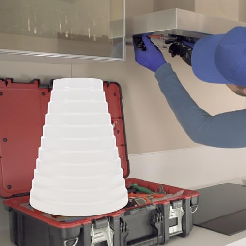 BAZEITFLOW 2 Stück PVC Lüftungsrohr Adapter und Reduzierer Ø Abluftkanal Vielseitig Einsetzbar für Klimaanlagen Trockner Dunstabzugshauben und Lüftungssysteme Einfache Montage Langlebig BAZEITFLOW 2 Stück PVC Lüftungsrohr Adapter und Reduzierer Ø Abluftkanal Vielseitig Einsetzbar für Klimaanlagen Trockner Dunstabzugshauben und Lüftungssysteme Einfache Montage Langlebig von BAZEITFLOW