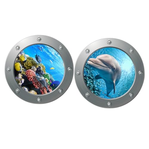 BAZEITFLOW 2 Stück Wandtattoo Meerwelt Boot Motiv Selbstklebende Meeresbewohner Wandsticker Buntes Cartoon Muster Ablösbar für Kinderzimmer Wohnzimmer Spielzimmer Dekoration BAZEITFLOW 2 Stück Wandtattoo Meerwelt Boot Motiv Selbstklebende Meeresbewohner Wandsticker Buntes Cartoon Muster Ablösbar für Kinderzimmer Wohnzimmer Spielzimmer Dekoration von BAZEITFLOW