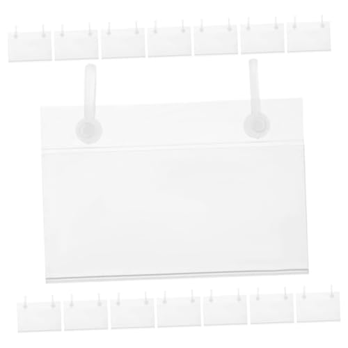 BAZEITFLOW 20 Stück Teiliges Transparentes Preisschild Klammer mit Doppelt Verriegeltem Haken Klare Kunststoff Etikettenhalter für und Körbe Vielseitig für Einzelhandel und Geeignet BAZEITFLOW 20 Stück Teiliges Transparentes Preisschild Klammer mit Doppelt Verriegeltem Haken Klare Kunststoff Etikettenhalter für und Körbe Vielseitig für Einzelhandel und Geeignet von BAZEITFLOW