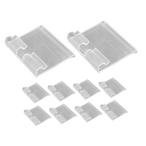 BAZEITFLOW 20 Stück Transparente Regal Preisschilderhalter aus PVC Robust und Kratzfest Einfach zu Befestigen Wechseln für Draht und Holzregale im Einzelhandel Einsetzbar BAZEITFLOW 20 Stück Transparente Regal Preisschilderhalter aus PVC Robust und Kratzfest Einfach zu Befestigen Wechseln für Draht und Holzregale im Einzelhandel Einsetzbar von BAZEITFLOW