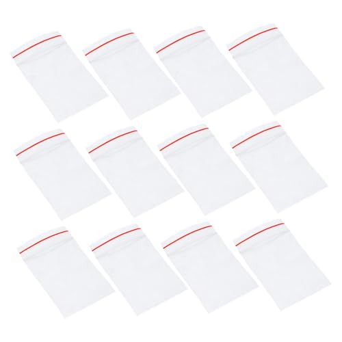 BAZEITFLOW 200 Stück Transparente Wiederverschließbare Zipper Beutel Wiederverwendbare Plastikbeutel für Schmuck Ohrringverpackung Kompakt Robust Vielseitig Einsetzbar BAZEITFLOW 200 Stück Transparente Wiederverschließbare Zipper Beutel Wiederverwendbare Plastikbeutel für Schmuck Ohrringverpackung Kompakt Robust Vielseitig Einsetzbar von BAZEITFLOW