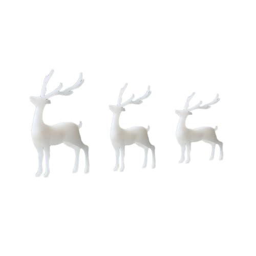 BAZEITFLOW 3 Stück Teiliges Elch Ornament aus Kristall Epoxidharz Dreidimensionale Mikro Landschaft DIY Dekoration in Klein Mittel und Groß Lebensechte Waldtier Figur für Landschaftsbau BAZEITFLOW 3 Stück Teiliges Elch Ornament aus Kristall Epoxidharz Dreidimensionale Mikro Landschaft DIY Dekoration in Klein Mittel und Groß Lebensechte Waldtier Figur für Landschaftsbau von BAZEITFLOW
