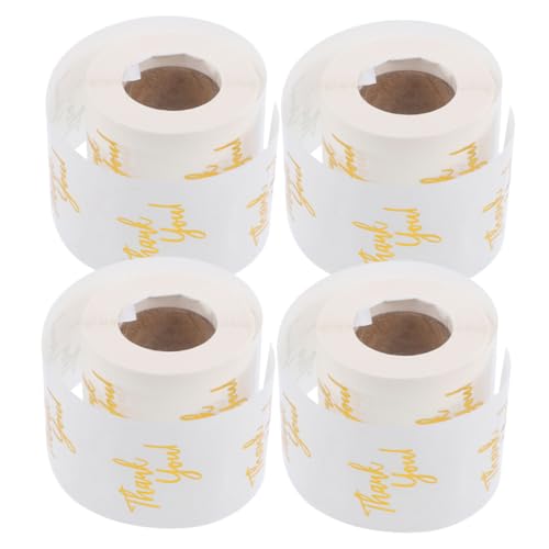 BAZEITFLOW 4Rollen Transparente Dankeschön Aufkleber mit Goldenen Akzenten Runde Selbstklebende Etiketten für Hochzeiten Partys und Verpackungen BAZEITFLOW 4Rollen Transparente Dankeschön Aufkleber mit Goldenen Akzenten Runde Selbstklebende Etiketten für Hochzeiten Partys und Verpackungen von BAZEITFLOW