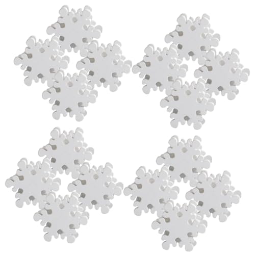 BAZEITFLOW 50 Stück Holzperlenkette Selber Machen Weihnachtsgirlande Weihnachtsbaumdekorationen Schneeflockendekor Dekorate Weihnachten Weihnachtsperlenschneeflocke Weiß Mehrschichtige Platte BAZEITFLOW 50 Stück Holzperlenkette Selber Machen Weihnachtsgirlande Weihnachtsbaumdekorationen Schneeflockendekor Dekorate Weihnachten Weihnachtsperlenschneeflocke Weiß Mehrschichtige Platte von BAZEITFLOW