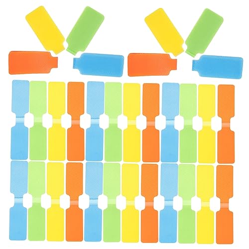 BAZEITFLOW 50 Stück Kabelbeschriftung Wiederverwendbare Kabelmarkierer mit Verstellbaren Nylon Klettverschlüssen Selbstklebend Ablösbar Vielseitig für Ethernet und Netzwerkkabel Farbig BAZEITFLOW 50 Stück Kabelbeschriftung Wiederverwendbare Kabelmarkierer mit Verstellbaren Nylon Klettverschlüssen Selbstklebend Ablösbar Vielseitig für Ethernet und Netzwerkkabel Farbig von BAZEITFLOW