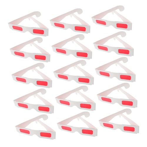BAZEITFLOW 50 Stück Movie Glasses Rote Papierbrillen für Partybrillen Valentinstag Heimkino Unterhaltung Festliche Partybrillen mit und Modischem Design BAZEITFLOW 50 Stück Movie Glasses Rote Papierbrillen für Partybrillen Valentinstag Heimkino Unterhaltung Festliche Partybrillen mit und Modischem Design von BAZEITFLOW