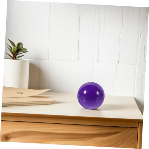 BAZEITFLOW 50 Stück Öffnbare Loskugeln aus PVC Leichte Kompakte Plastikbälle für Partyspiele Gewinnspiele Events Praktische Robuste Spielrequisiten in Violett von BAZEITFLOW